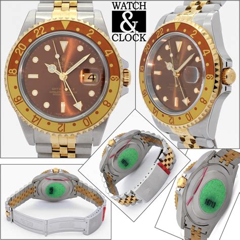 rolex gmt occhio di tigre acciaio oro|rolex gmt 16713.